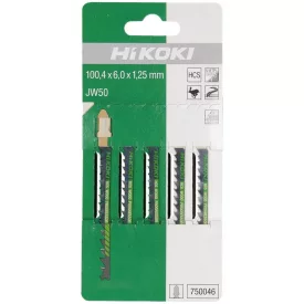   Hikoki  750046 Dekopírfűrészlap JW50 100,4/75mm/5-8tpi FA  /5db