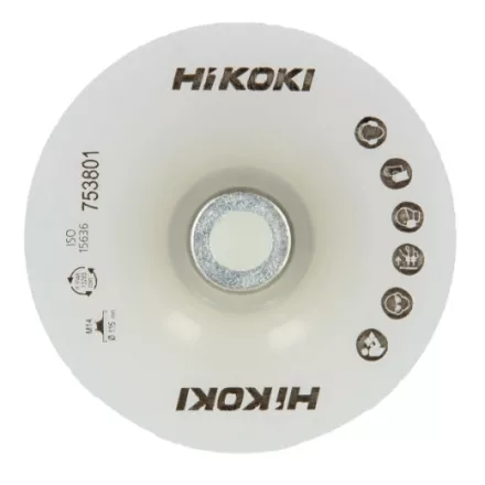 Hikoki  753801 Csiszolótányér (fehér) kemény  115mm