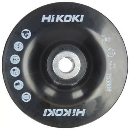 Hikoki  753809 Csiszolótányér (fekete) hajlékony  180mm