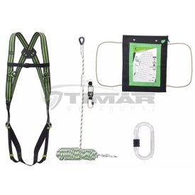   Munkavédelmi  Heveder szett KRATOS Tetőfedő biztonsági szett jutazsákban KRA-FA8010400