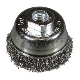   Hikoki  751313 Tárcsás drótkorong (fazékkefe) hullámos, átmérő: 80mm, huzal: 0,3mm, M14