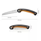 Fiskars  SW69 Plus Összecsukható kerti fűrész, 3 vágási pozícióval 1067553