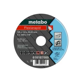 Metabo  616187000 Flexiarapid 125x1,0x22,2 Inox