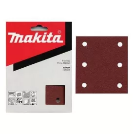   Makita  P-33124 Tépőzáras csiszolópapír piros 114x102mm K120 10db