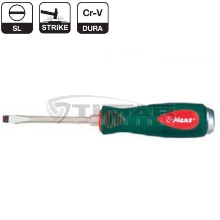 HANS Lapos csavarhúzó üthető nyéllel 6,5x150mm  0516M6-6 040301-0024