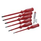 Mannesmann 1187 PROFI Szigetelt csavarhúzó készlet 7 részes