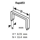Tűzőgépkapocs 6mm 1000db/csomag  042002-0001