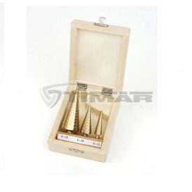 MAN-54603 Lépcsős fúró készlet, 3 részes, 4-32mm