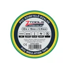 Z-TOOLS PVC Szigetelő szalag ZÖLD-SÁRGA 19mm/20m  041501-0008