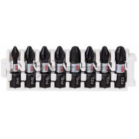   Bosch 2608522323 Impact Control Insert bitkészlet, 8 részes (1xPH1, 3xPH2, 1xPH3, 2xPZ2, 1xPZ3)