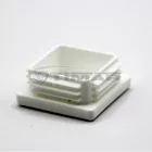 Műanyag dugó lamellás  40x40mm fehér