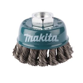   Makita  D-24119 Tárcsás drótkorong (csésze) fonott, átmérő: 60mm, huzal: 0,5mm, M14