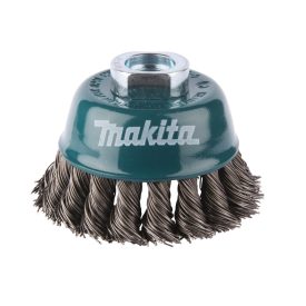   Makita  D-24131 Tárcsás drótkorong (csésze) fonott, átmérő: 75mm, huzal: 0,5mm, M14