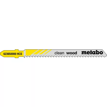 Metabo  623650000 Szúrófűrészlap "clean wood" 74/ 2,5 mm 5db/csomag