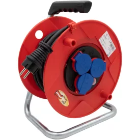 Brennenstuhl 1189258 BAT Kábeldob 25m IP44 fekete/piros