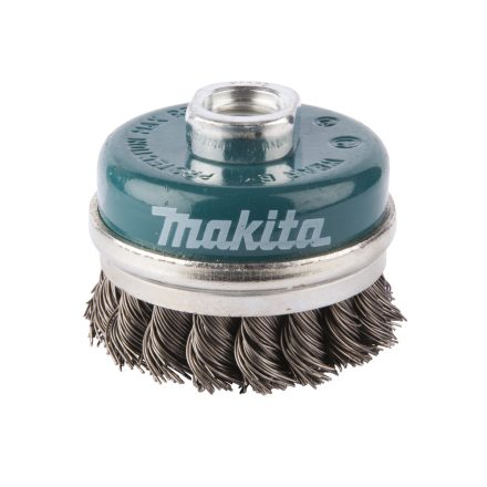 Makita  D-24153 Tárcsás drótkorong (csésze) fonott, átmérő: 60mm, huzal: 0,5mm, M14