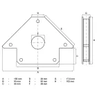 Mannesmann BGS-3008 Mágneses szögbeállító 22kg
