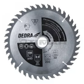   Dedra H25080 Körfűrésztárcsa keményfémlapkás 250x30mm 80 fogas FA