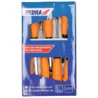 Dedra 0603 Csavarhúzó készlet  7 részes CrV, mágneses, üthető