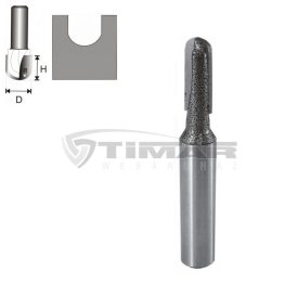   Dedra 07F071B U alakú horonymaró csap:8mm, hossz:15,5mm átmérő:6,35mm, rádiusz:3,17