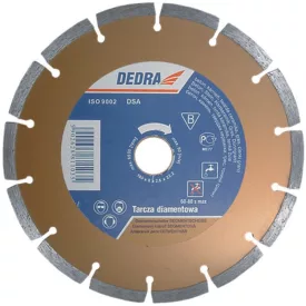   Dedra H1107 Gyémánt vágótárcsa szegmentált  beton/tégla/klinkertégla/KŐ 125x22,2mm