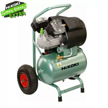 Hikoki  EC2010LAZ Kompresszor olajkenéses, 20L, 1,9kW, 220liter/perc, 10bár, KARTON
