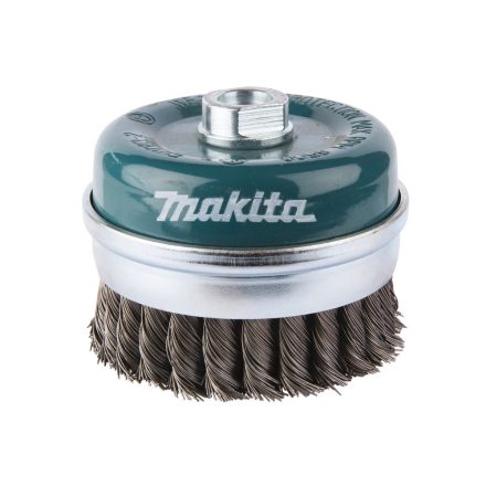 Makita  D-29290 Tárcsás drótkorong (csésze) fonott, átmérő: 100mm, huzal: 0,5mm, M14
