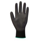 Munkavédelmi  Kesztyű PORTWEST A120 Fekete PU mártott PW-A120BKRL  9/L