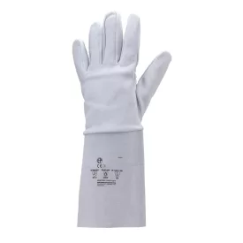   Munkavédelmi  Hegesztőkesztyű AWI hegesztéshez, szürke báránybőr, marhahasíték mandzsetta 2540  10/XL