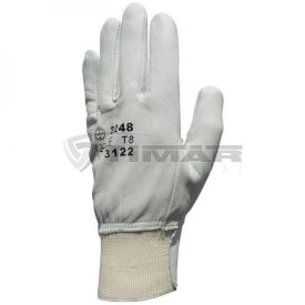   Munkavédelmi  Kesztyű Szürke színkecskebőr, artériavédővel 2249  9/L