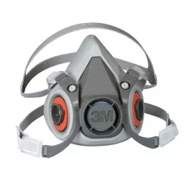   Munkavédelmi  Félálarc 3M 6200 Szürke, ikerszűrős (2-szűrős), M-es  3M_6200