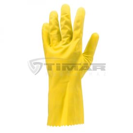   Munkavédelmi  Kesztyű Sárga 30cm hosszú latex, háztartási vegyszerek ellen 5027  7/S