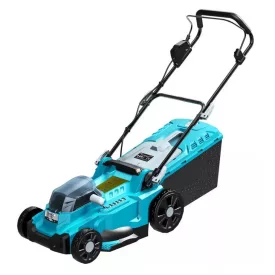   Dedra SAS+ALL DED7197V Akkus fűnyíró 2x18V szénkefementes, 43cm, akku és töltő nélkül