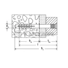 Fischer  513834 Beütődübel N 6x40/10 S (200)