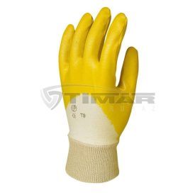   Munkavédelmi  Kesztyű Gazdaságos sárga nitril márott ökölcsontig 9317  7/S
