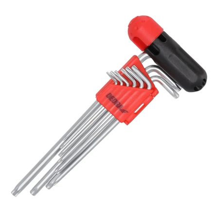 Dedra  0654 Imbuszkulcs készlet, torx T10-T50, 9 részes, CrV
