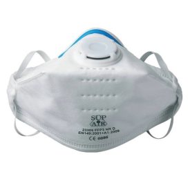   Munkavédelmi  Pormaszk SupAir Paneles, szelepes, részecskeszűrős FFP3  23305