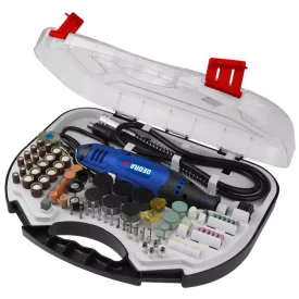   Dedra DED7944Z2 Mini csiszoló műanyag táskában, tartozékokkal (215 részes) 1350W