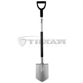   Dedra 80B003 Hegyes ásó, fém D-nyéllel, műanyag fogantyúval