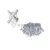 Dedra DED02U015 Fuga kereszt kihúzóval 1,5mm 150db/csomag