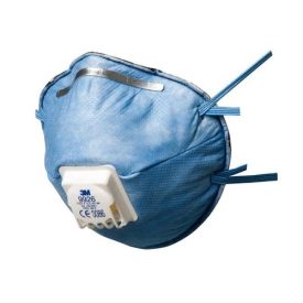   Munkavédelmi  Pormaszk 3M Aktívszenes, szelepes, részecskeszűrős FFP2  3M_9926