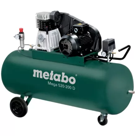 Metabo  Mega520-200D Kompresszor 200Liter, 10bar 601541000