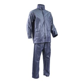   Munkavédelmi  Esőruha 2 részes M-es PU mártott, kék 50820