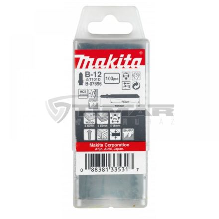 Makita  B-07696 Szúrófűrészlap fára L100mm Z6 B12 100 db