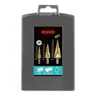 Ruko  101026TRO HSS-TiN Lépcsős fúró készlet 3 részes