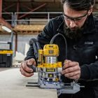 DeWalt  D26204K-QS Felsőmaró/élmaró 2az1-ben 900W, koffer