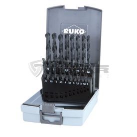   TERRAX  A205210RO Fémfúrószár készlet 19 részes, HSS-R 1,0-10,0mm (0,5mm)