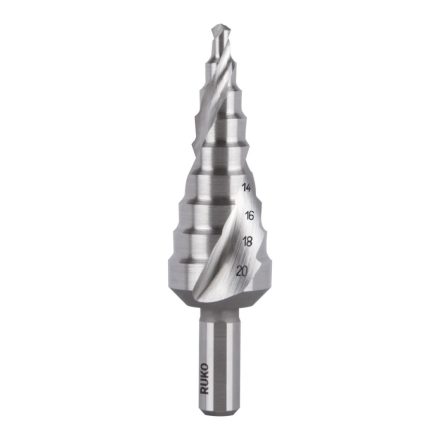 Ruko  101051E HSSE-Co5 Lépcsős fúró (4,0-20,0mm)