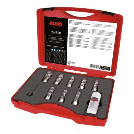 Ruko  108810 Magfúró készlet HSS, Weldon szárral, 12,0-26,0mm