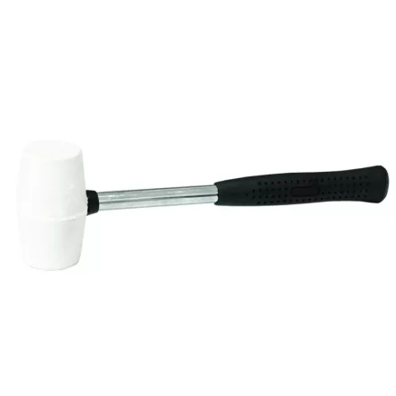 Dedra 13M251 Bádogos kalapács GUMI fej (fehér), fém nyél  fejátmérő: 40mm, 310g